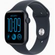 Apple Watch SE 3 GPS + Cellular 40mm Midnight Aluminium Case with Navy Blue Sport Band - S/M (MJLG4MP/A)